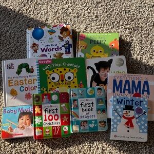 Baby’s first words books